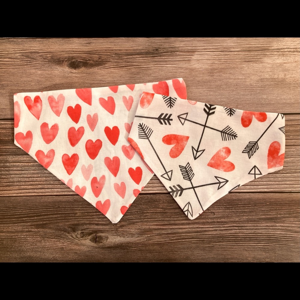 Cupid’s Arrow | Reversible Dog Bandana